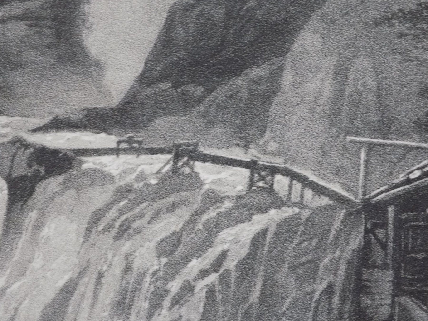 Gravures: Reichenbachfall Berner Oberland Aquatinta – D'occasion à Risch par Antikfee 9