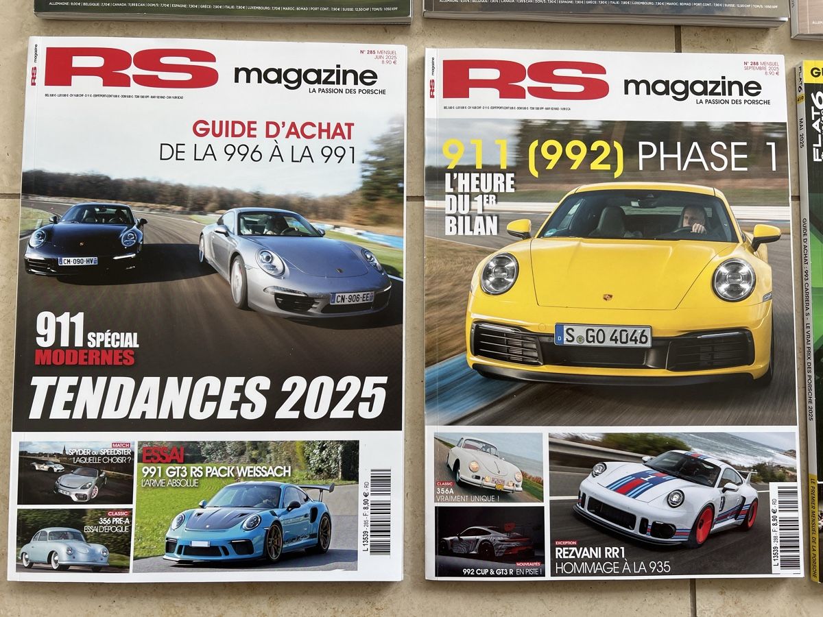Riviste & Magazine: Porsche Magazine Speedster, Flat6, RS – Nuovo (secondo la descrizione) da Weesen venduto da Elmax1 2