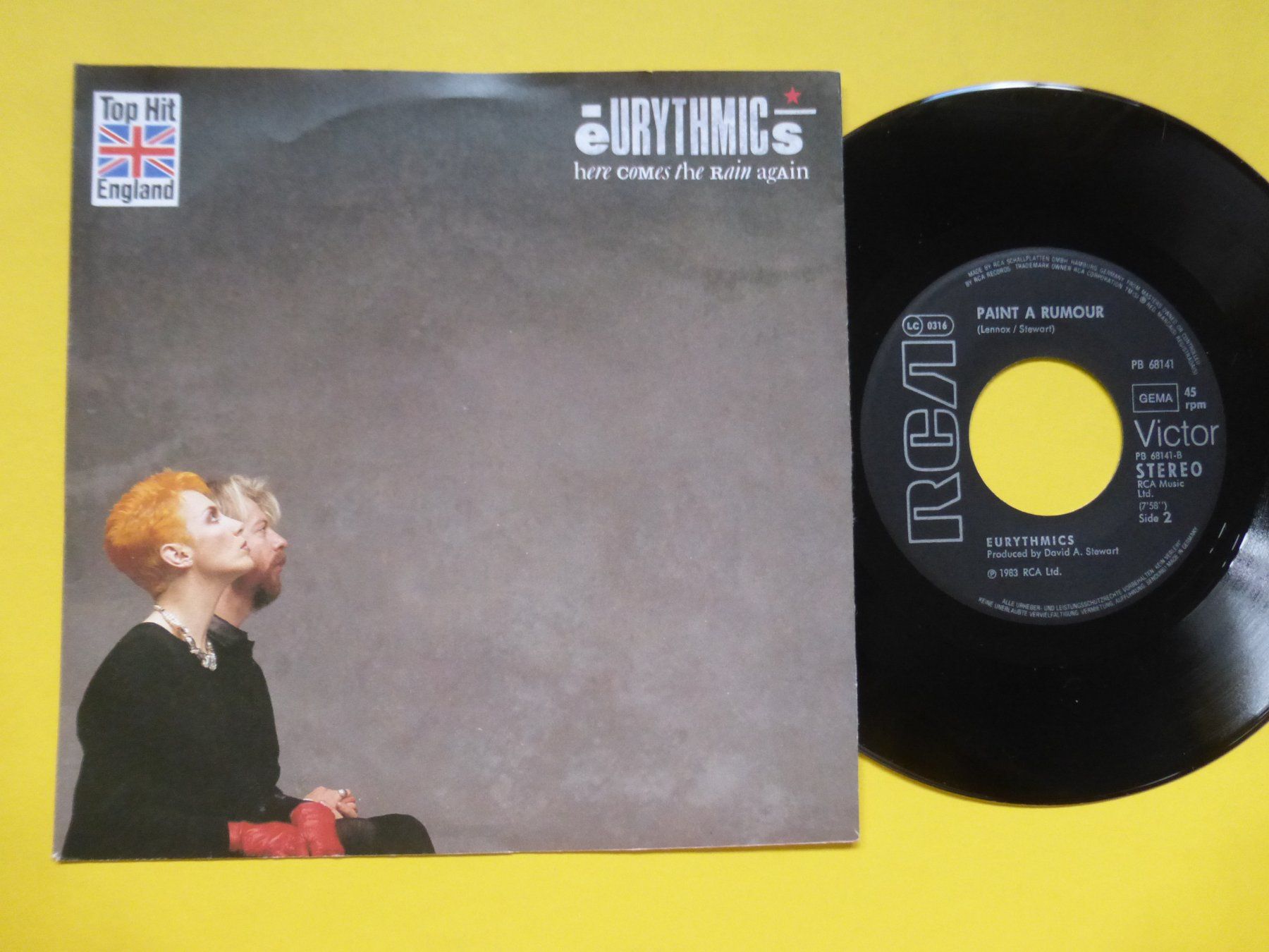 Dischi in vinile: Eurythmics – Here Comes The Rain Again – Usato da Zürich venduto da Swiss57