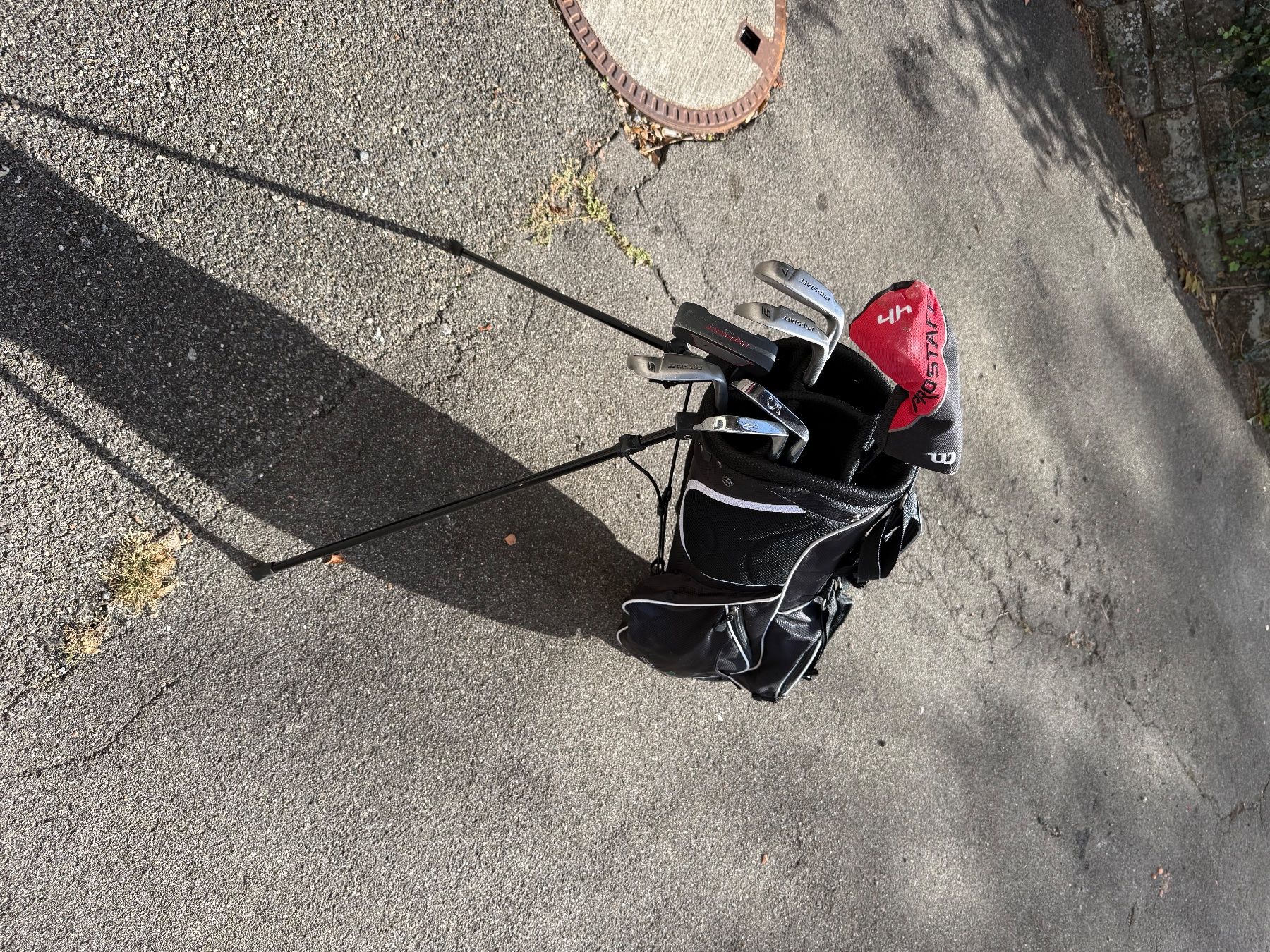 Wilson Mazze & Set: Wilson Golfset mit Tasche – Usato da Winterthur venduto da Hallihallo05 1