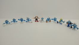Vintage Schlumpf Figuren Set 11 Stk mit Gargamel