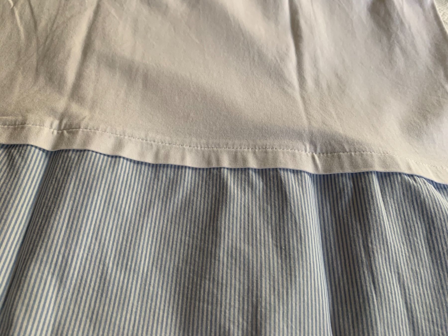 T-shirt: Weisses T-Shirt mit Blusenansatz – Nuovo (secondo la descrizione) da Zürich venduto da p_q7q_nichtraucher 5