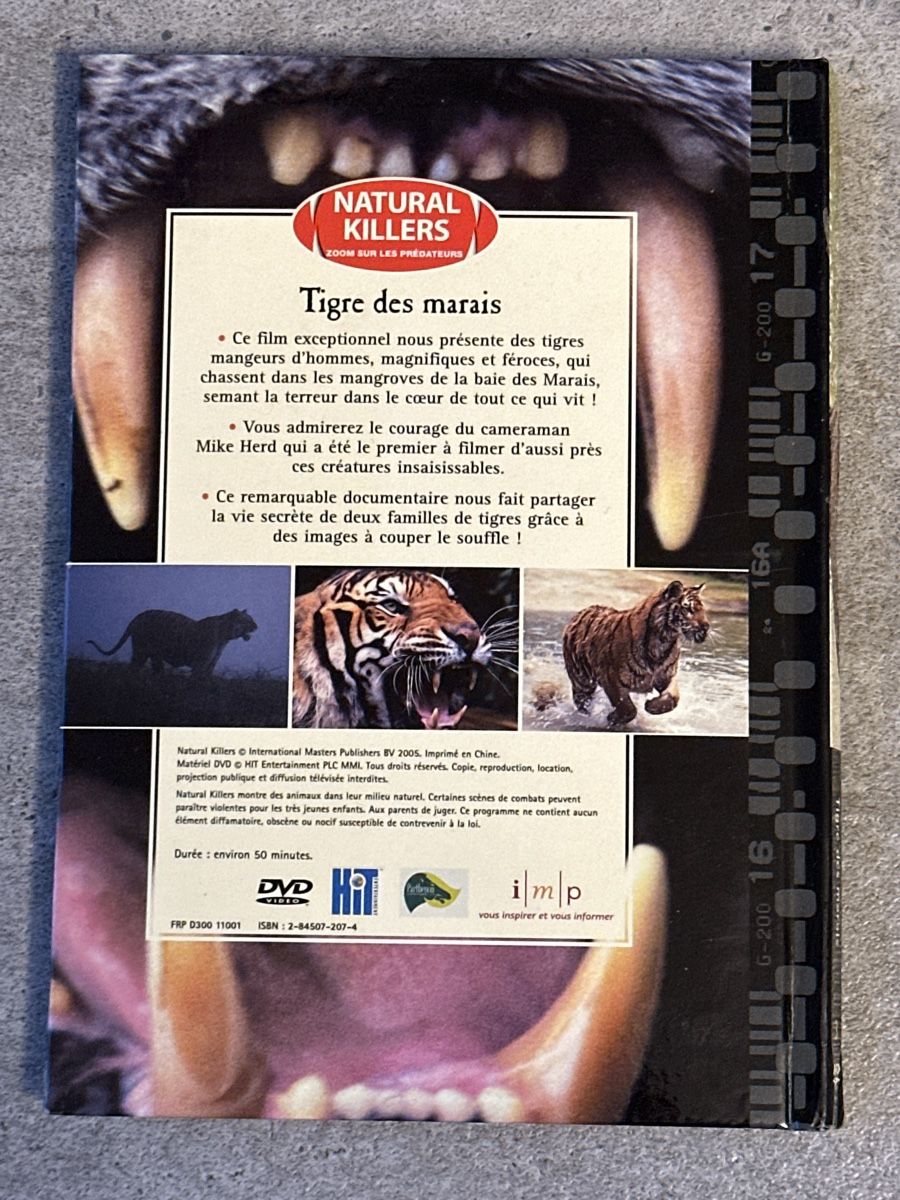 Tutti i DVDs: DVD Tigre des marais - Natural Killers – Usato da Leytron venduto da TipTop1912 1
