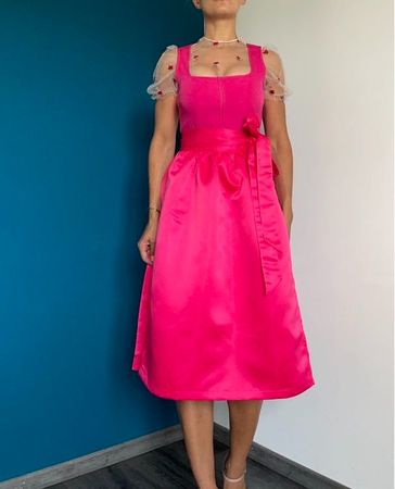 Dirndl pink, Grösse S neuwertig