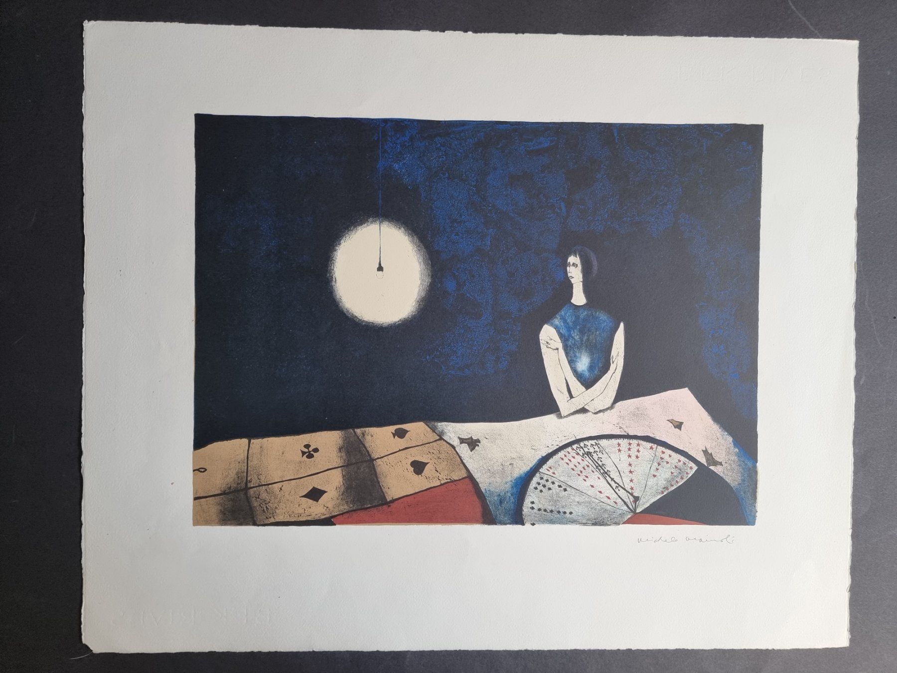 Grafica & Litografie: MICHELE MAINOLI LITHOGRAPHIE SIGNIERT – Usato da Gersau venduto da grafik-kunst