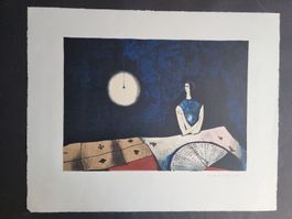MICHELE MAINOLI LITHOGRAPHIE SIGNIERT