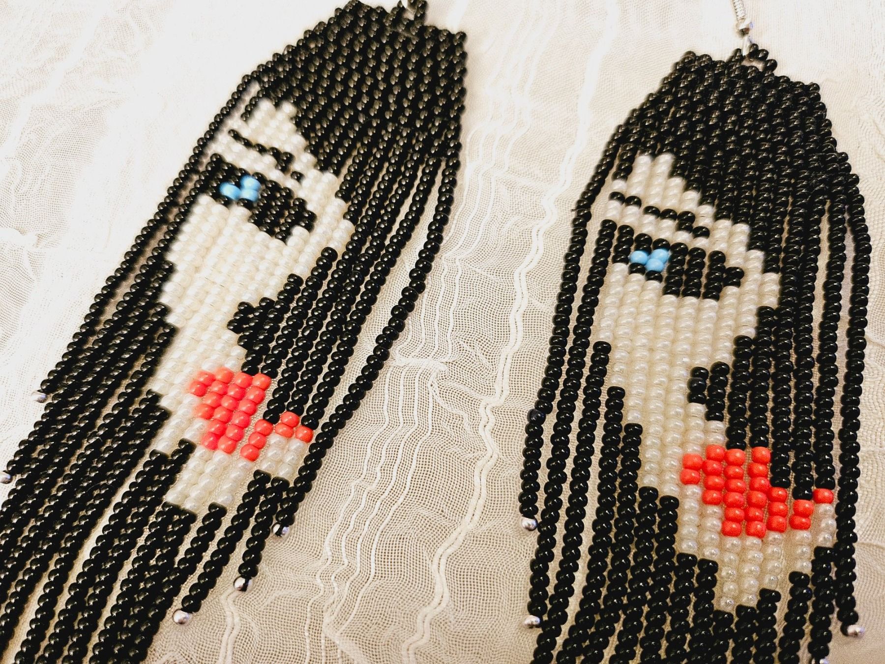 Orecchini pendenti & Orecchini a lobo: Handgemachte ohrringe Frida Kahlo – Nuovo (secondo la descrizione) da Dietikon venduto da Eleda 1