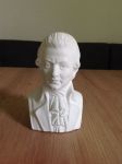 Figur Statue Skulptur Büste: Mozart, Material: Gips / 16.5cm