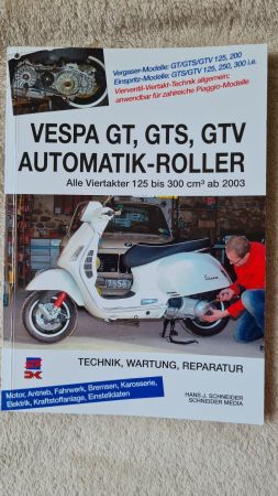 Vespa GT, GTS, GTV Automatik-Roller