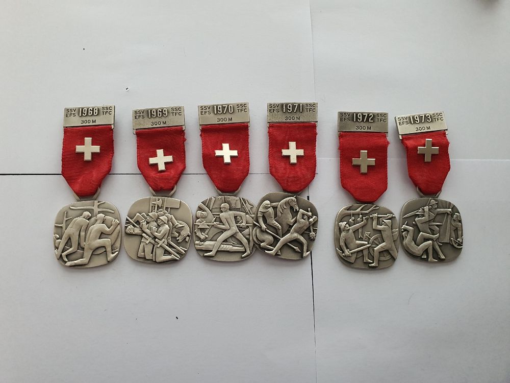 Medaillen: 7. Schweizer Auszeichnungen SSV/EFS SSC/TFC – Gebraucht aus Schwarzenburg von D.a.v.i.dM.