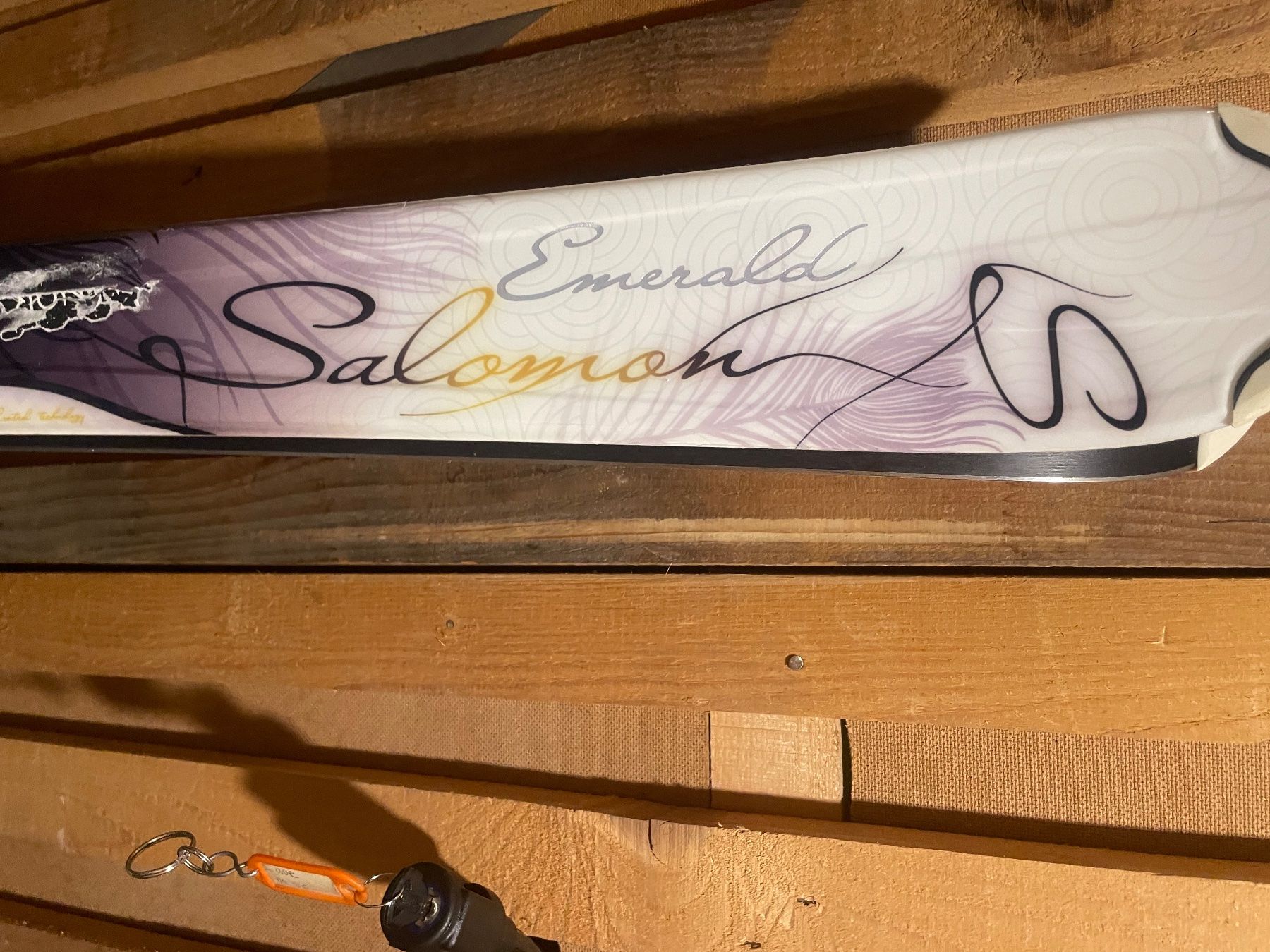 Salomon Sci: Skis Salomon Emerald 15o cm ensemble avec fixations – Usato da Maracon venduto da Caro1613