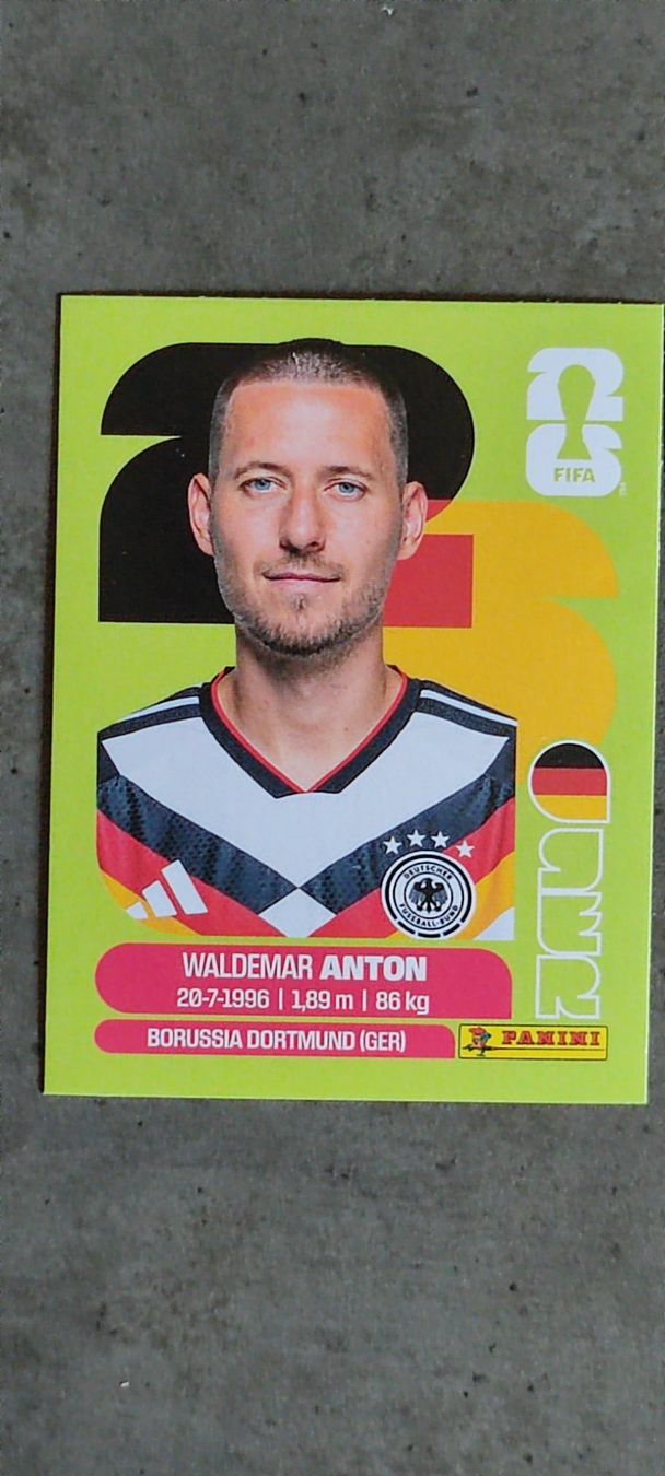 Panini Carte collezionabili: Panini FIFA World Cup 2026 Sticker - GER 7 Waldemar Anton – Nuovo e nell'imballaggio originale da Altstätten SG venduto da Trelli