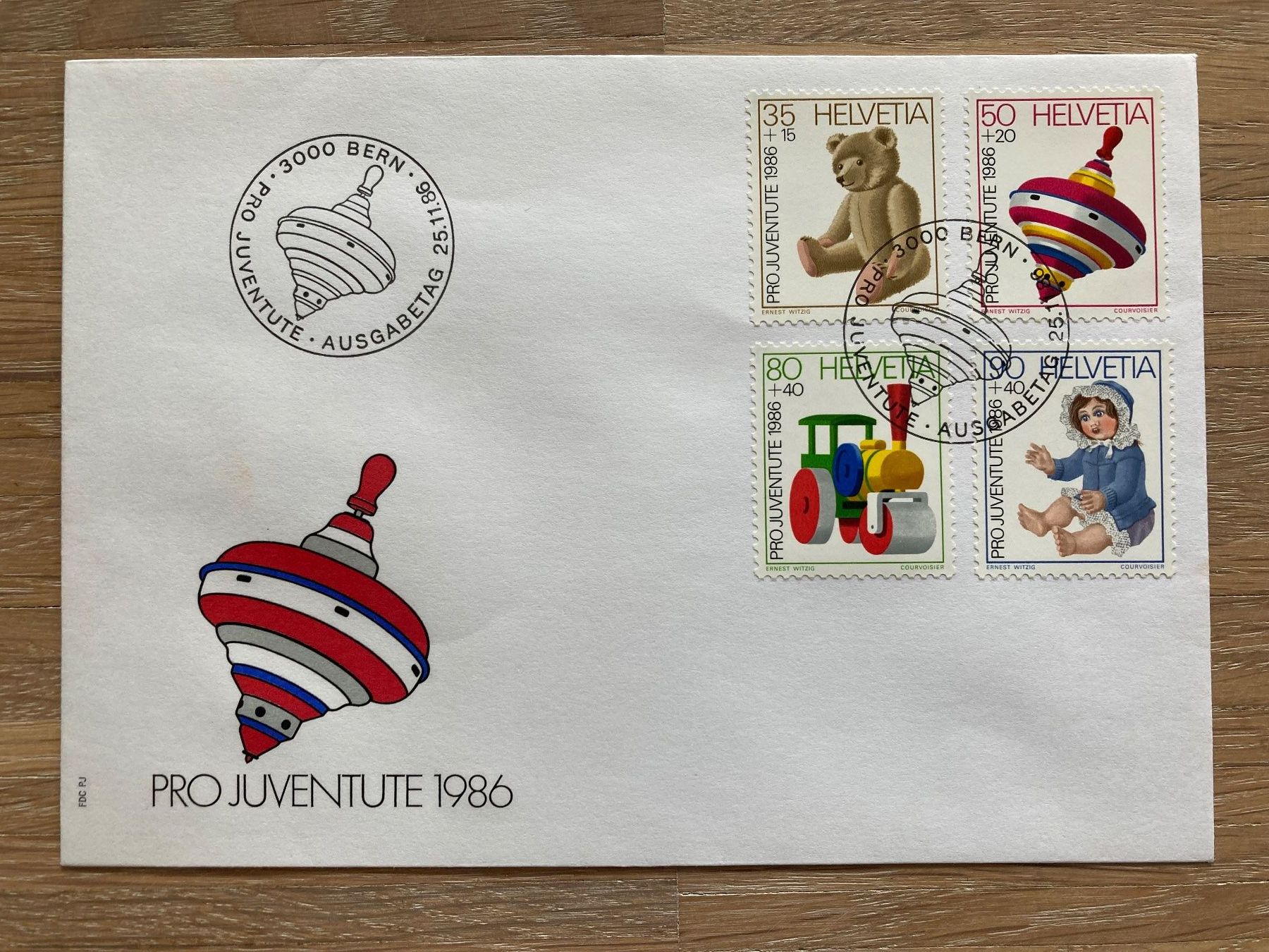 Tutti i francobolli: Ersttagsbrief FDC Schweiz – Original – Usato da Vallamand venduto da sugoi3012