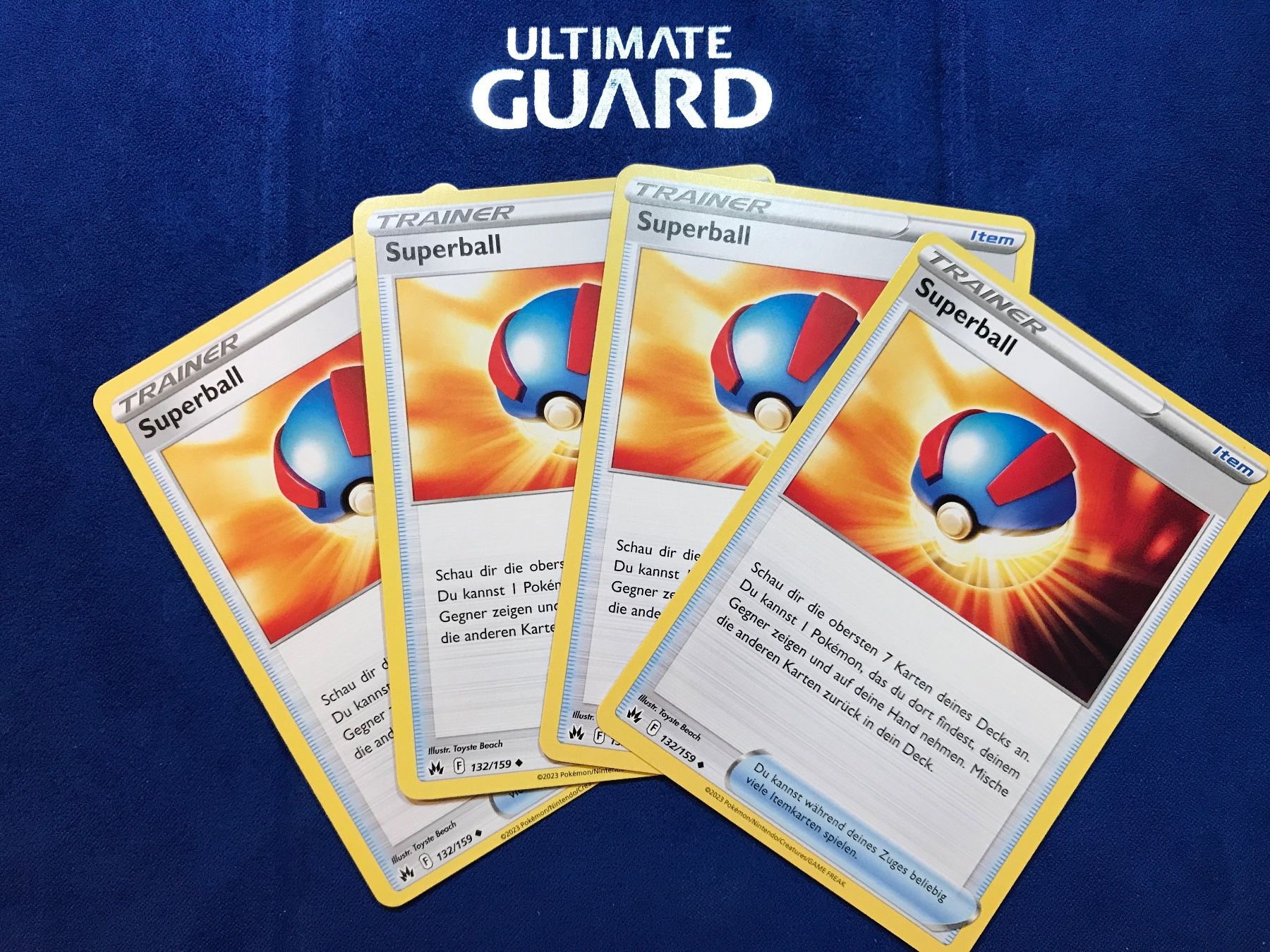 Pokémon Carte collezionabili: 4x Pokemon TCG - Trainer Superball DE Playset – Nuovo (secondo la descrizione) da Lyss venduto da DeaDiLuna