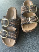 Loeffler Randall Sandalen Damen Grösse 8 braun gewoben