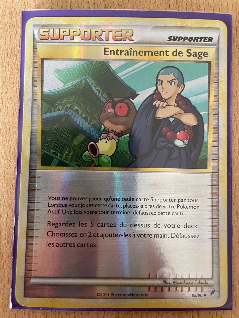 Cartoline: Pokémon Supporter REVERSE APPEL DES LÉGENDES 2011 FR – Usato da Oron-la-Ville venduto da W.XIX
