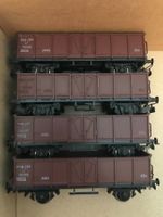 4x Kleinbahn SBB Hochbordwagen L7 Güterwagen