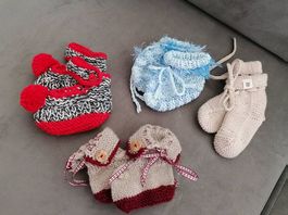 Finken/Socken für Neugeborene bis 3 Monate