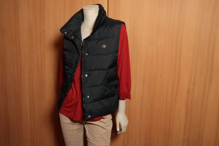 TomTailor Steppgilet, Schwarz, warm, Neu, Gr M,