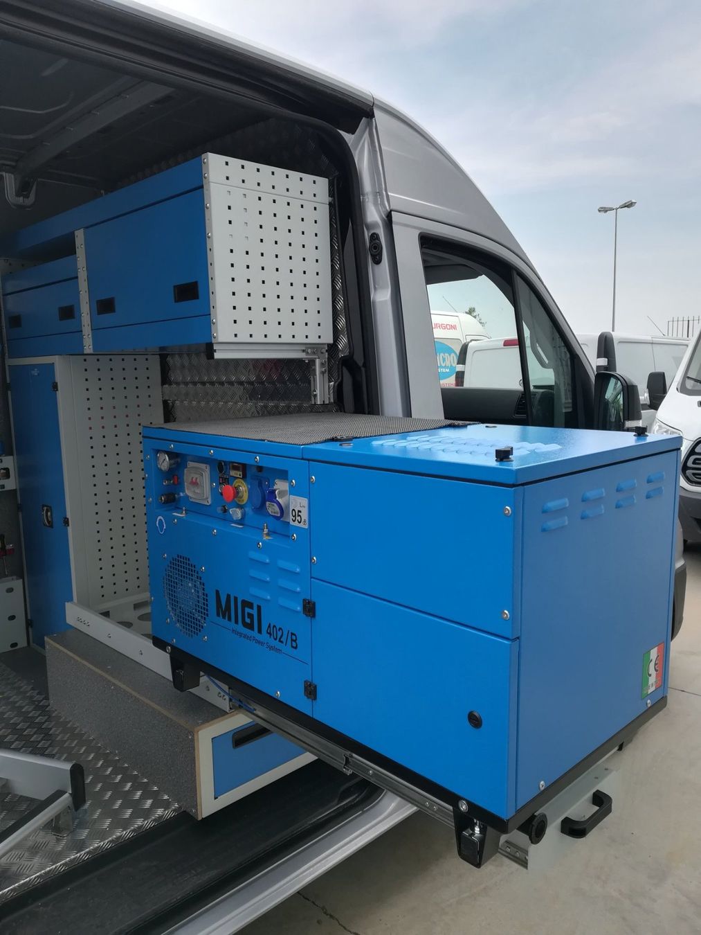 Generatori di corrente: MIGI Multifunktionsgenerator (Stromgenerator/Druckluft) – Nuovo e nell'imballaggio originale da Jona venduto da LMB-Maschinen 6