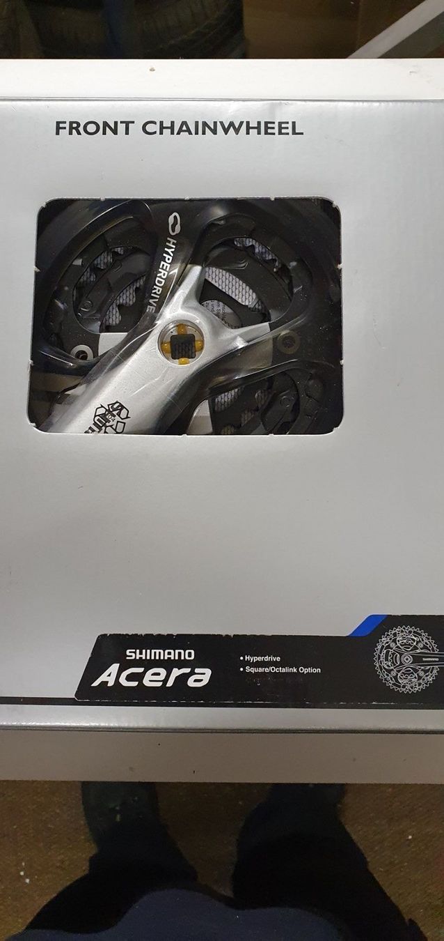 Shimano Pezzi di ricambio: Shimano Acera Kurbel Neu – Nuovo e nell'imballaggio originale da Burgdorf venduto da schlange034