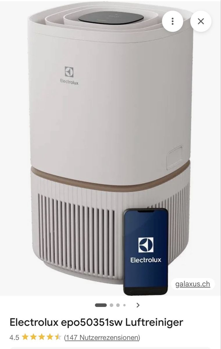 Electrolux Luftreiniger: Luftreiniger Electrolux – Gebraucht aus Winterthur von Lou_Be 5
