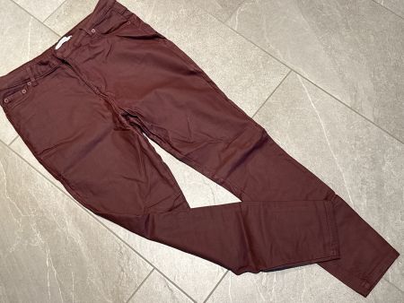 Damen Hose Stretch Größe 44- feiner Lederlook