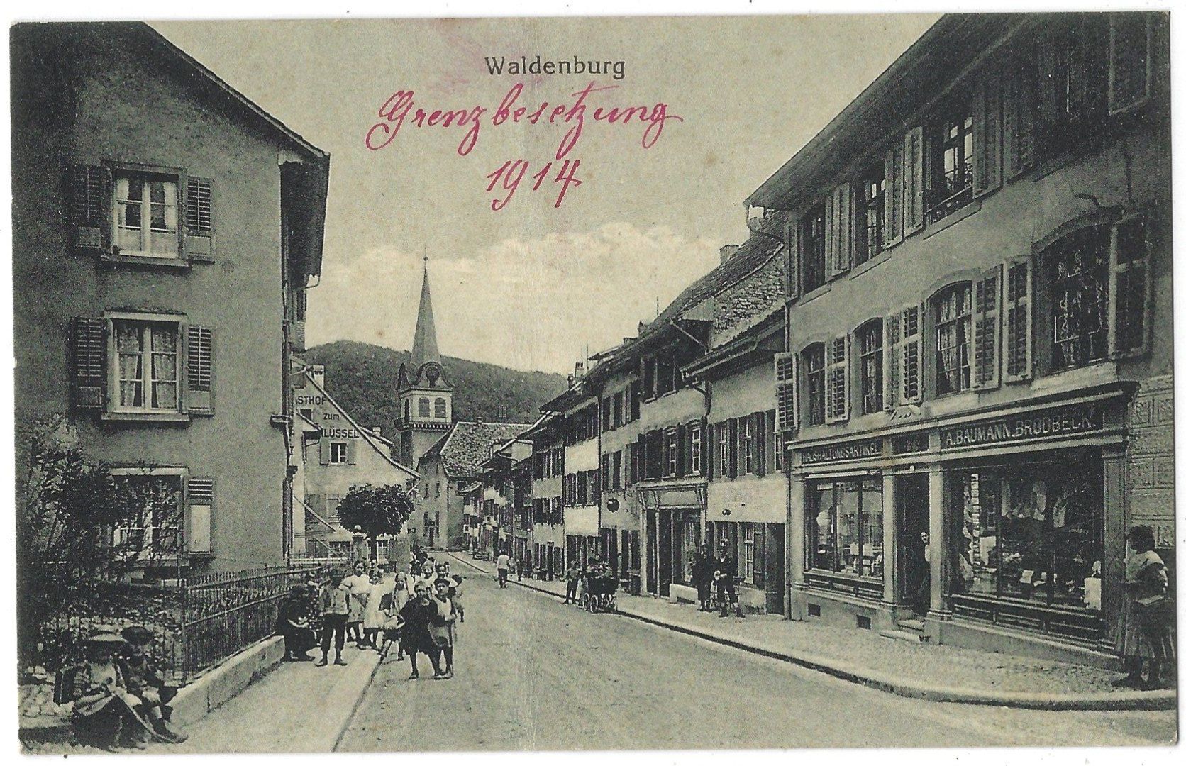 Cartoline postali: Waldenburg   (belebt) – Usato da Bütschwil venduto da Jackson1A