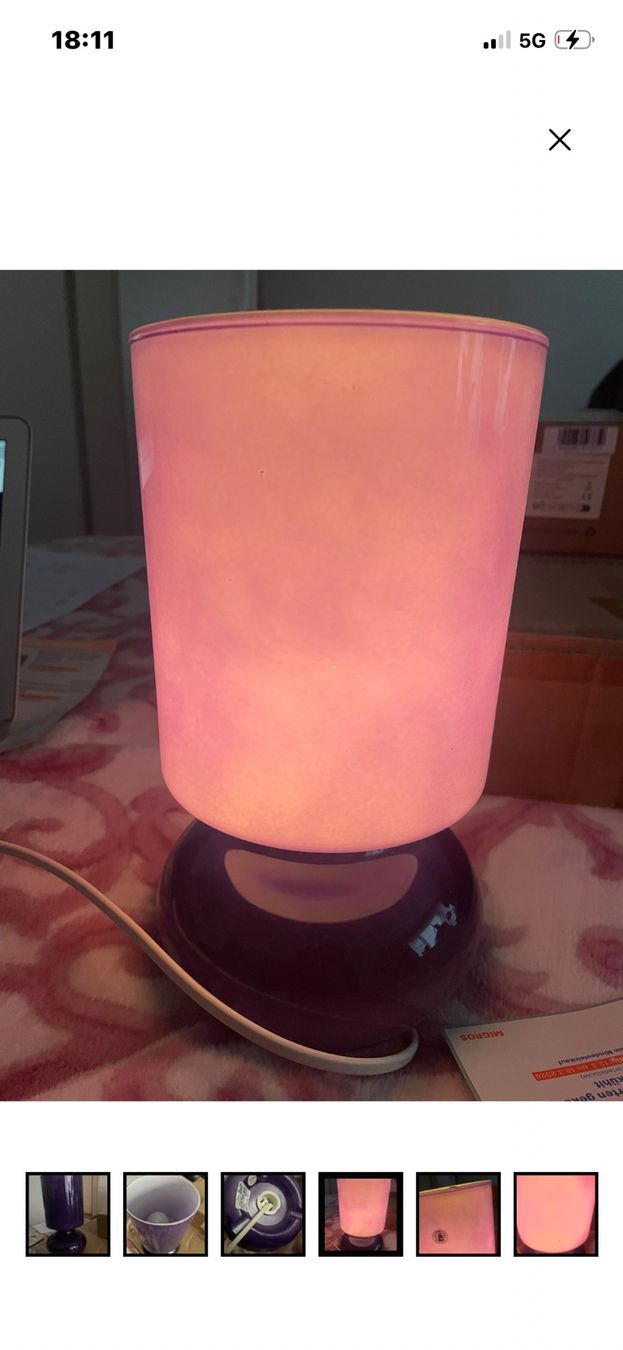 Ikea Lampade: Ikea lykta tischlampe violett – Usato da Dübendorf venduto da rocki07 3