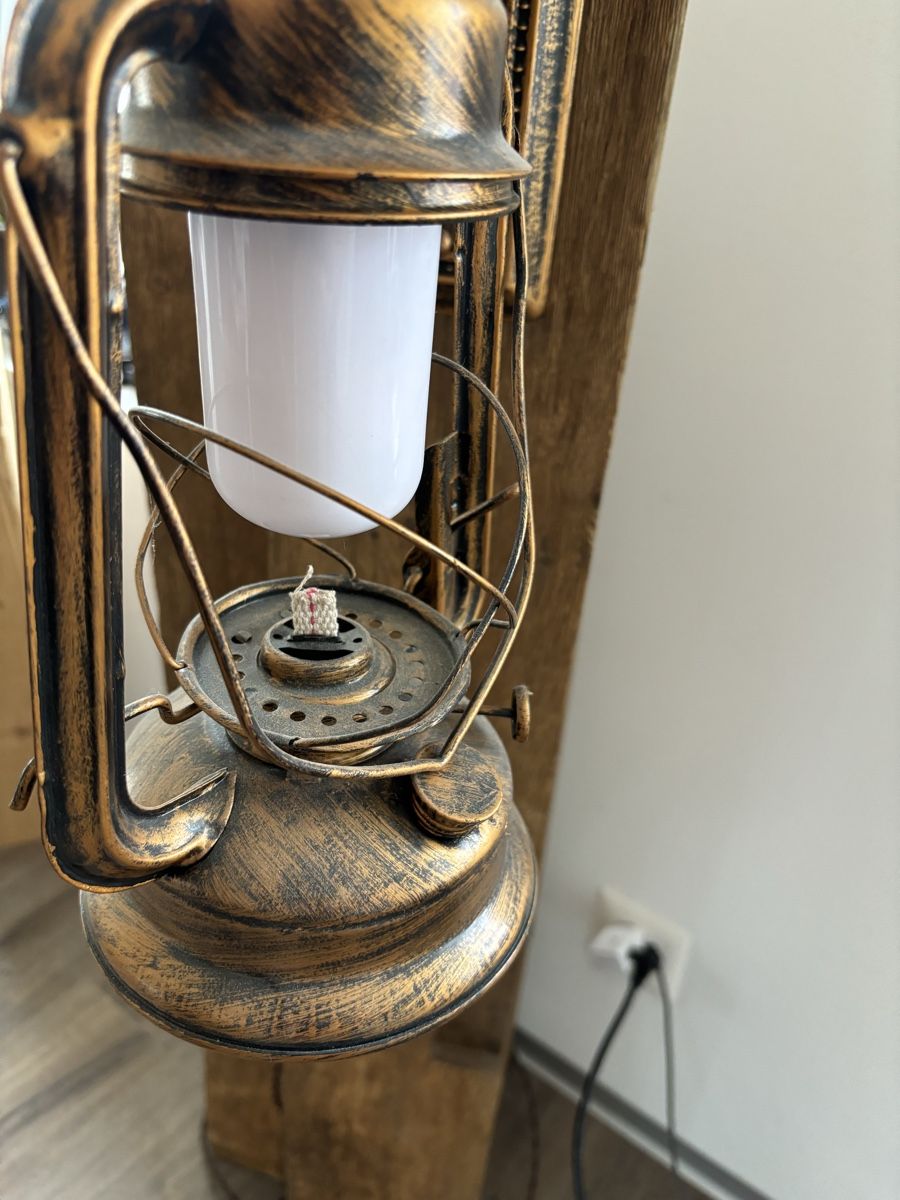 Eichholtz Lampade: Rustikale Lampe aus Altholz - Einzigartiges Designobjekt – Usato da Salvenach venduto da Bali06 6