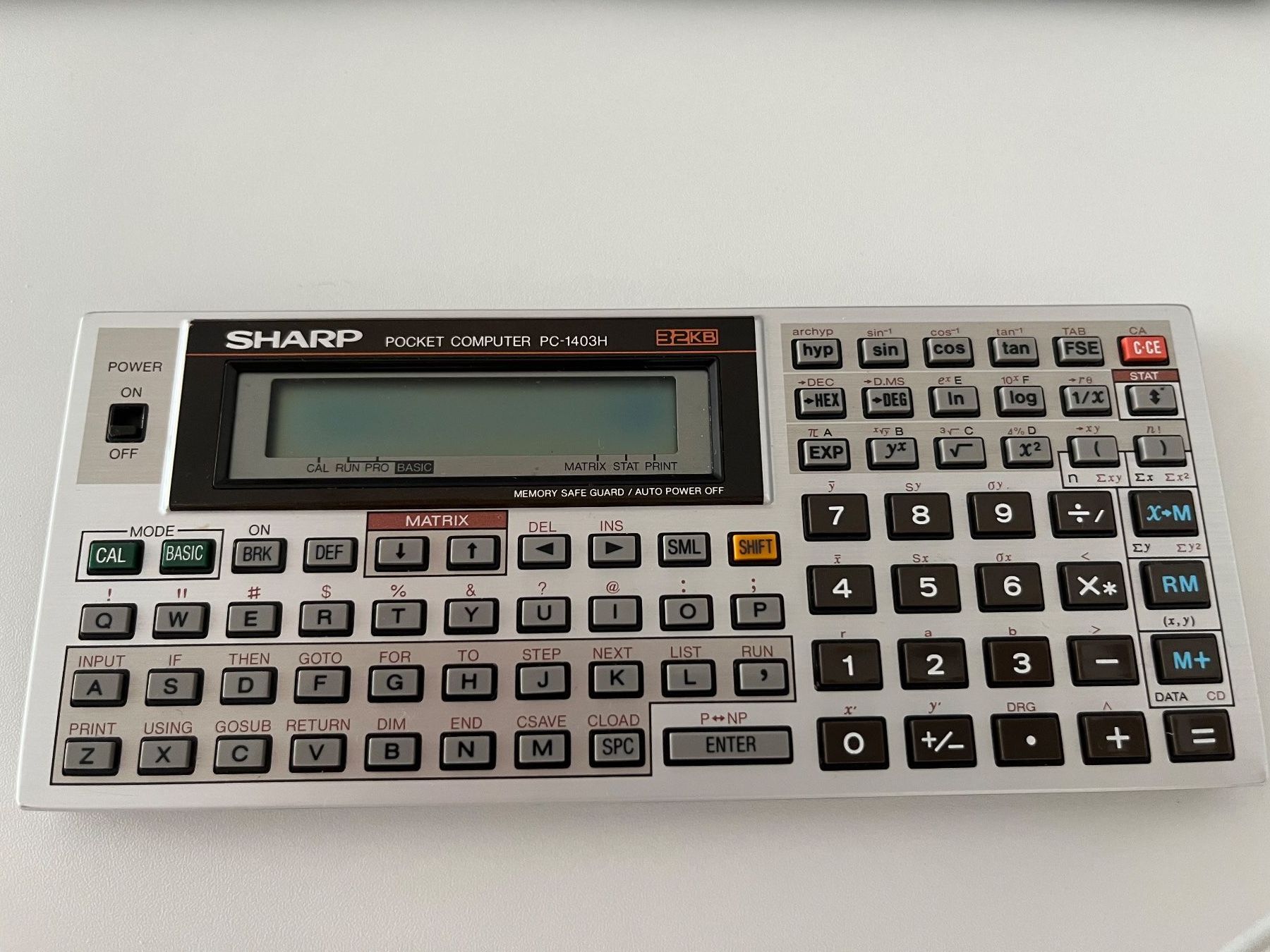 Sharp Taschenrechner: Sharp Pocket Computer PC-1403H Taschenrechner – Gebraucht aus Weisslingen von nizanra