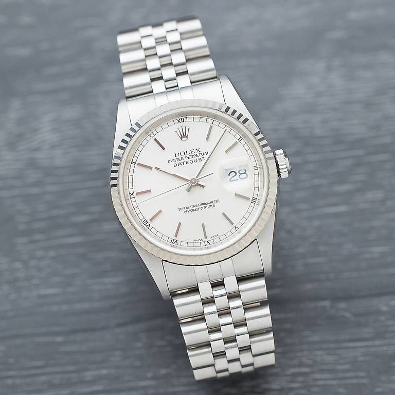 Orologi: Rolex Datejust, ref. 16234, full set, vendue en 2002 – Usato da Lausanne venduto da inf_dft9