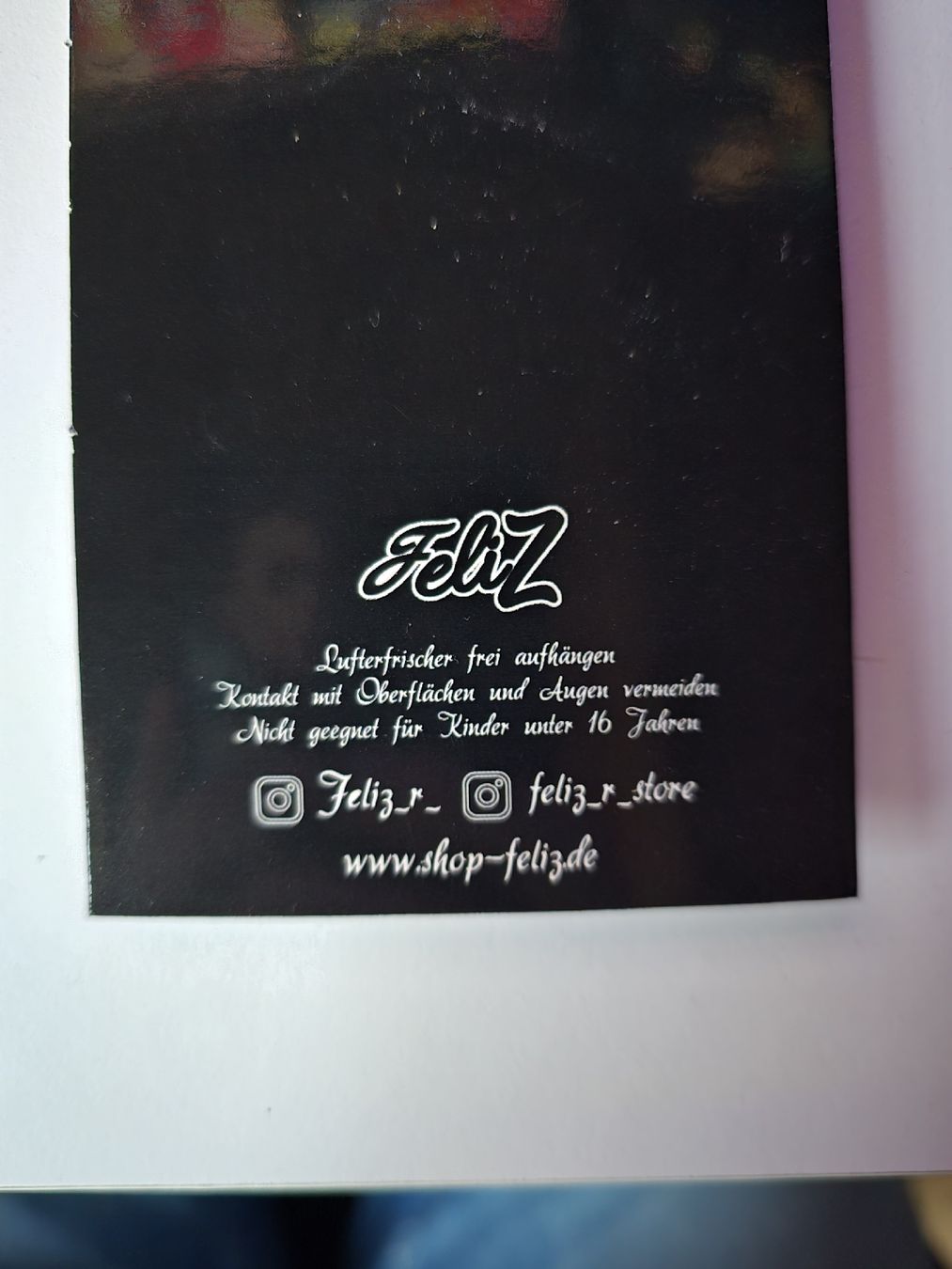 Spray per ambienti: FeliZ-r Duftbaum Vanilla – Nuovo e nell'imballaggio originale da Disentis/Mustér venduto da WRX.STI.14 1