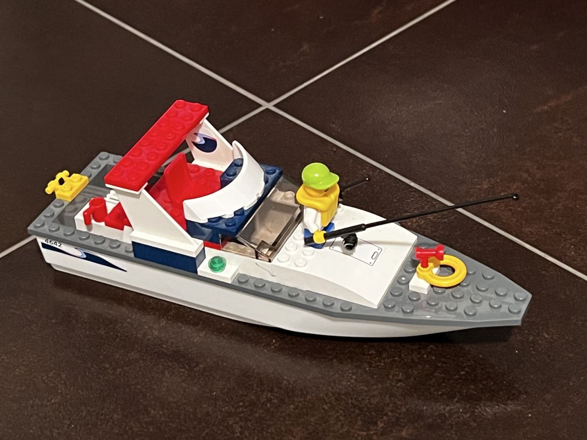 Lego Kit di costruzioni: Lego Boot 4647 mit Fischer – Usato da Biel-Benken BL venduto da edu_j8mz