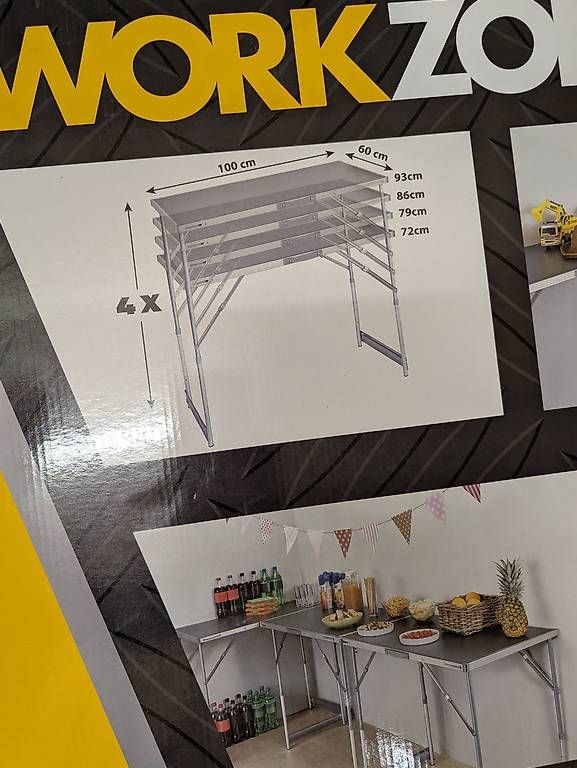 Tutti gli attrezzi: Workzone Multifunktionstisch 3er Set, neu und ungebraucht – Usato da Luzern venduto da 9tom 1