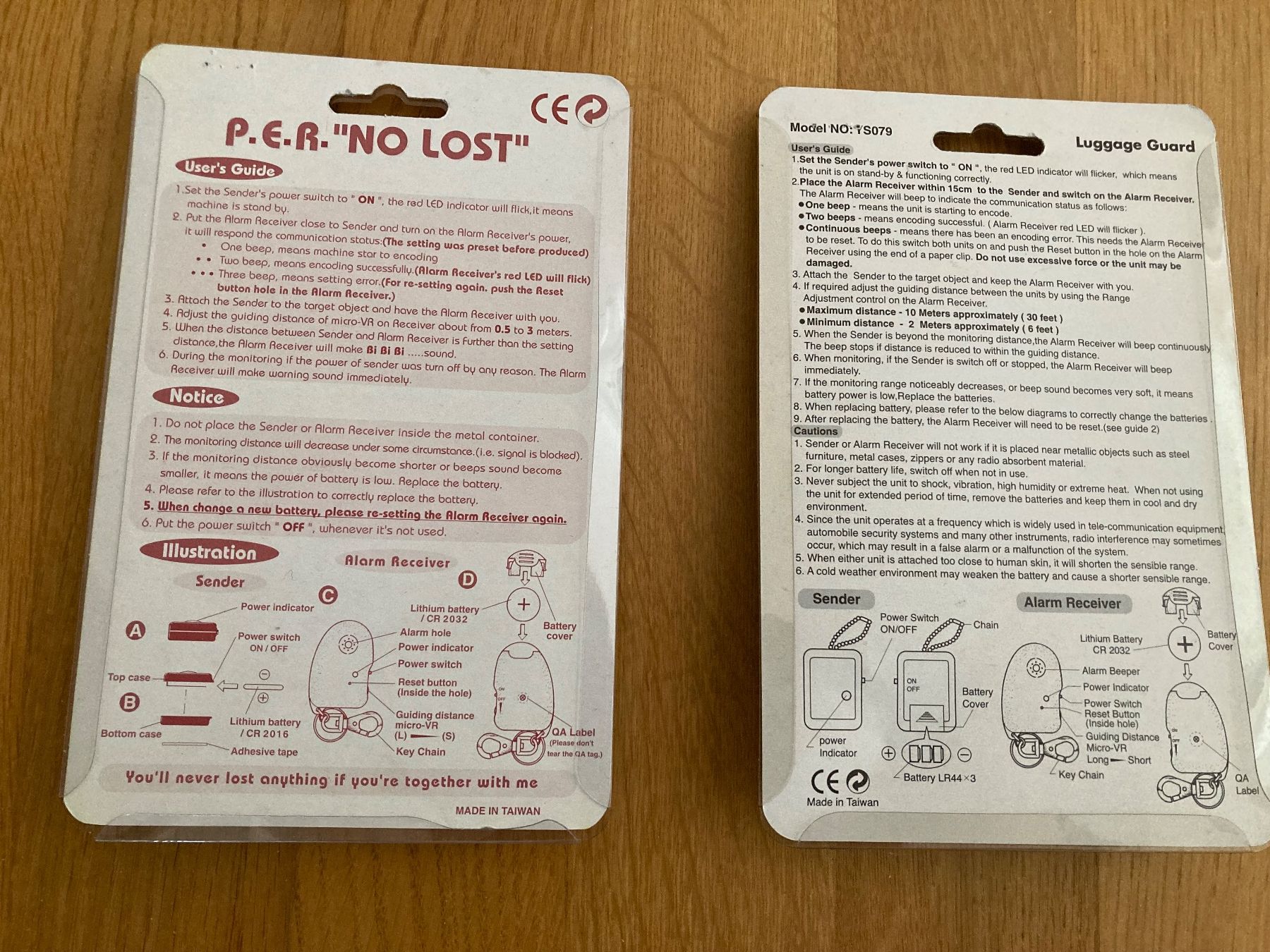 Sistemi d'allarme: Luggage Guard - Gepäck Alarm – Nuovo (secondo la descrizione) da Zürich venduto da 2Shopnow 1