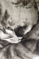 MARTIN LAUTERBURG (Swiss, 1891-1960) Expressiver Waldweg