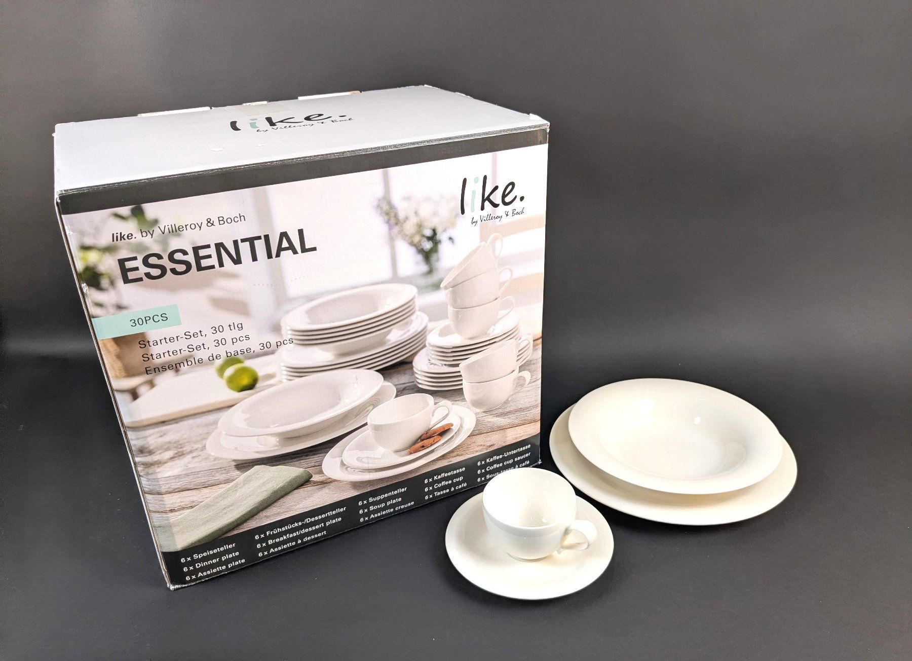 Villeroy & Boch Geschirrsets: ESSENTIAL TELLER-SET Like. by Villeroy & Boch – Gebraucht aus Dintikon von Restwert_Dintikon