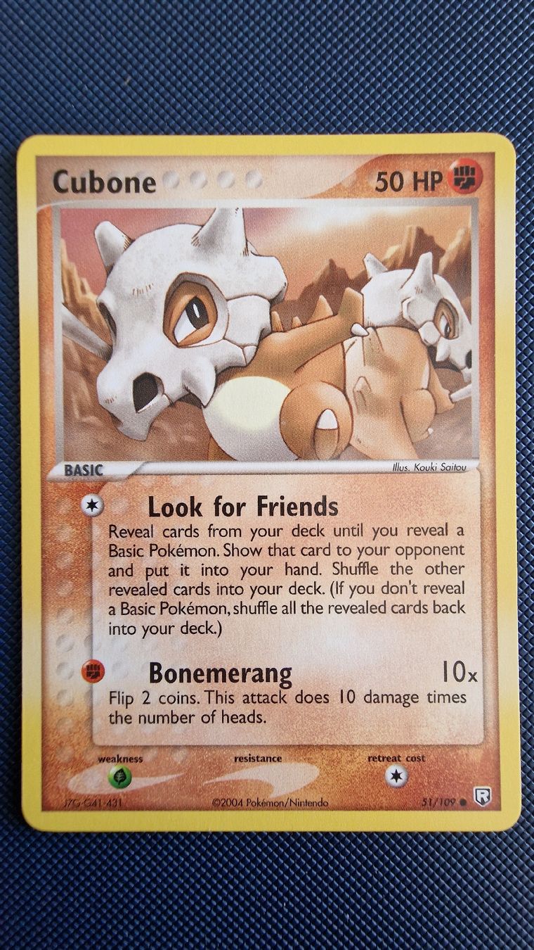 Pokémon Sammelbilder & Trading cards: Cubone #51 – Pokémon Team Rocket Returns  – Gebraucht aus Veytaux von PocketMonster