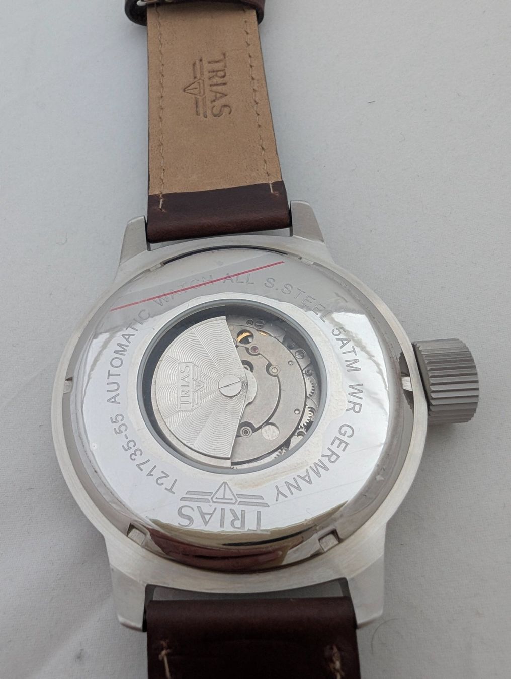 Trias Orologi: Trias XXL Militär Uhr Automatic – Nuovo (secondo la descrizione) da Ettingen venduto da Kartenplanet 2