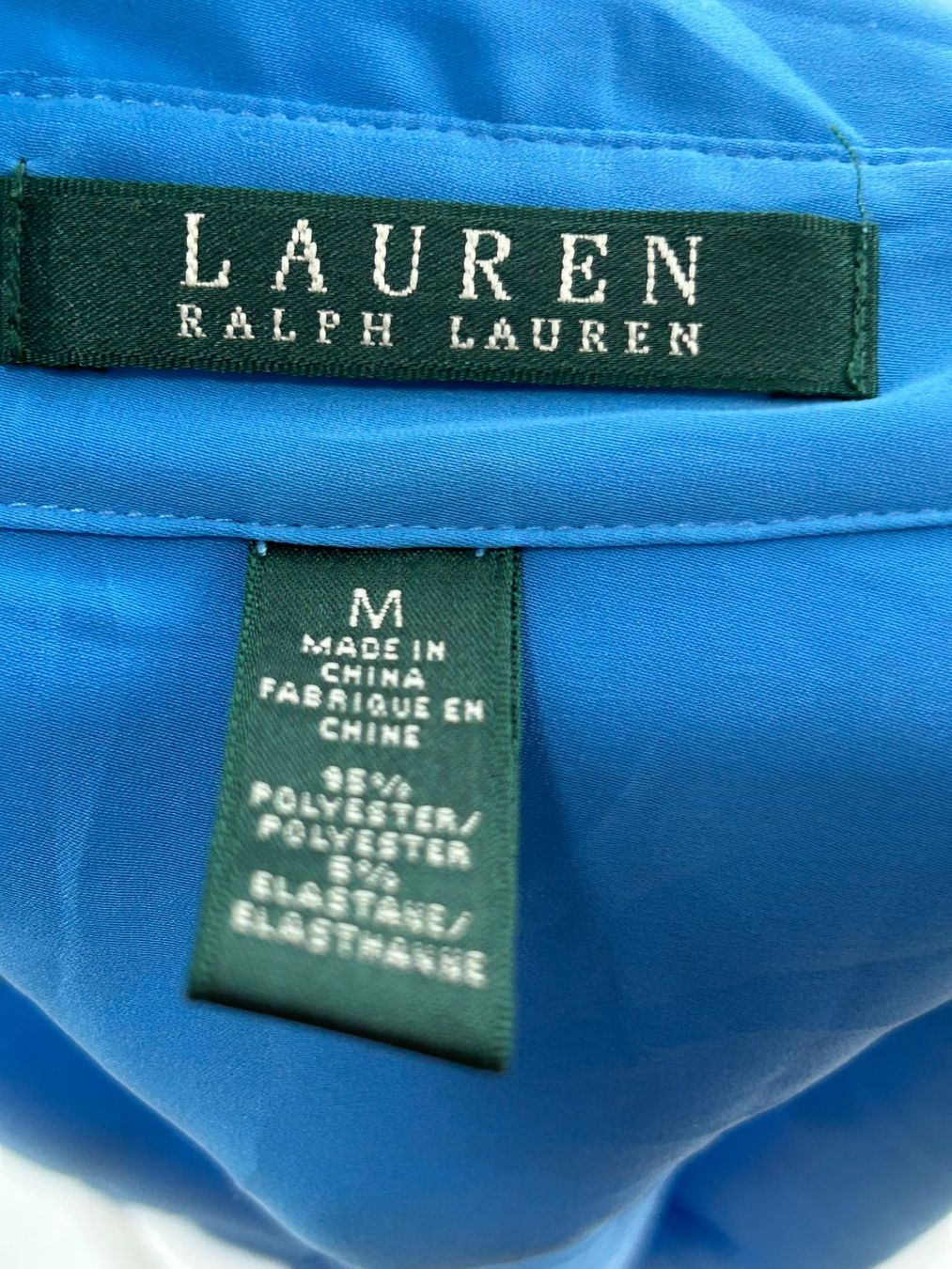 Ralph Lauren Camicette: Ralph Lauren Blue Blouse, M, Long Sleeve - Spring Essential – Usato da Kilchberg ZH venduto da Thrift_Shop 3