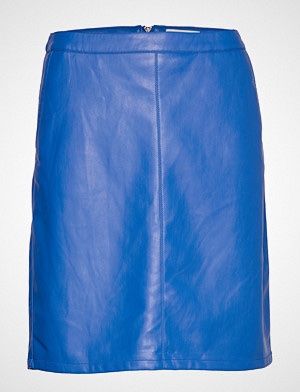 Blauer Lederrock PU Kunstleder Soaked in Luxury Gr. L