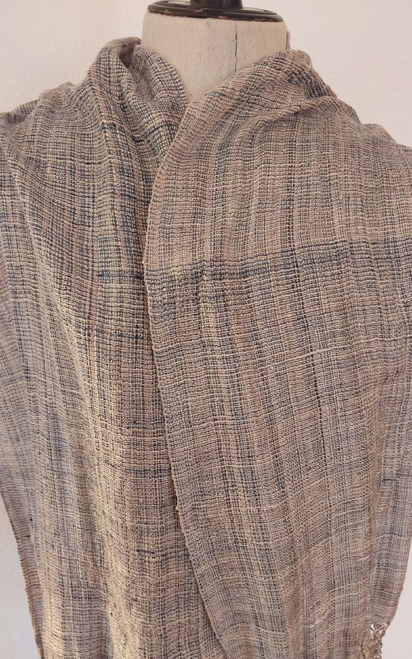 Foulards, Tücher & Schals: Seidenschal grau Mulberries Lao Silk – Neu (gemäss Beschreibung) aus Köniz von scopello12 1