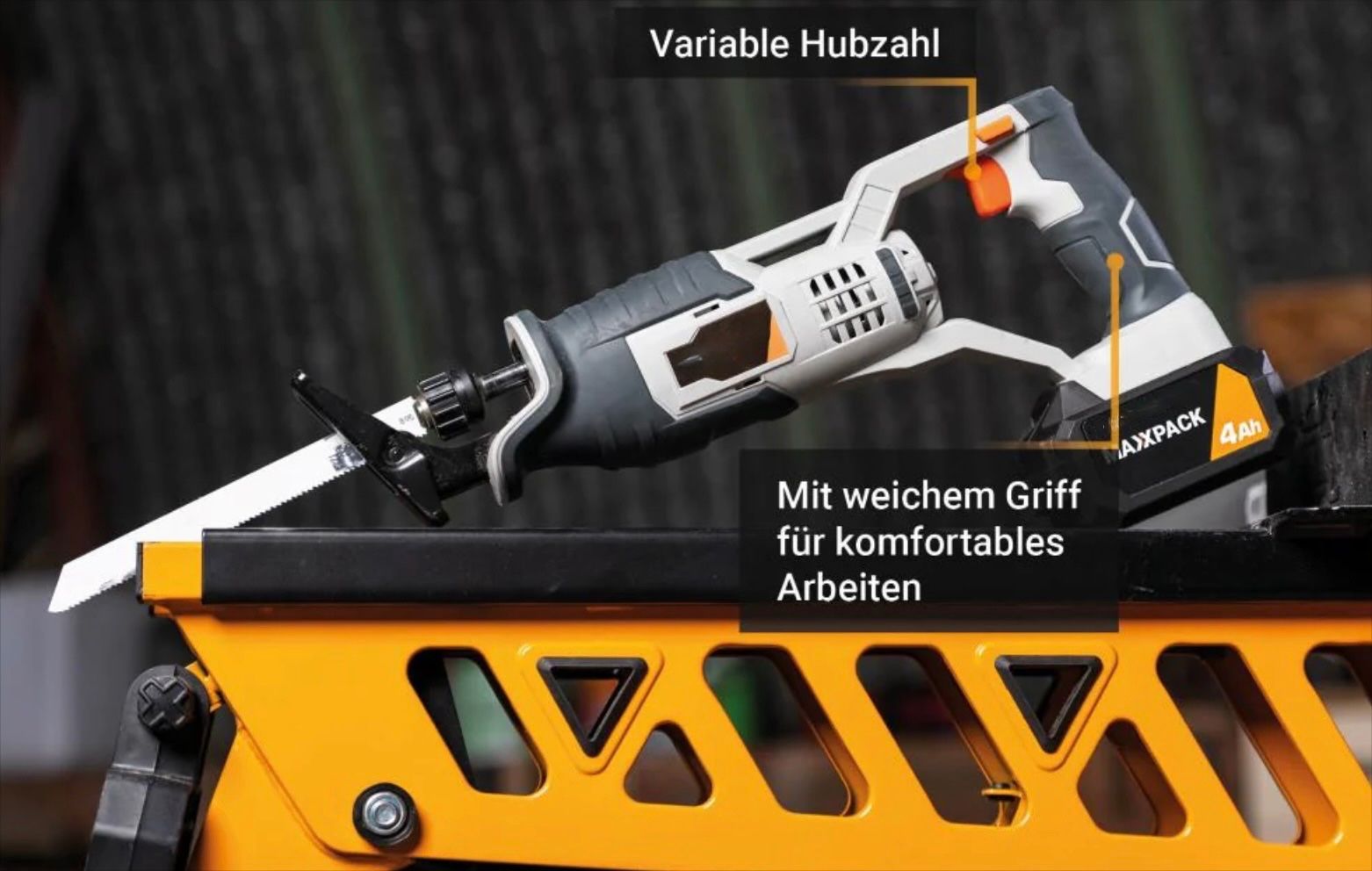Seghe: 18Volt Akku-Säbelsäge / Tigersäge – Nuovo e nell'imballaggio originale da Solothurn venduto da Bulldog 4