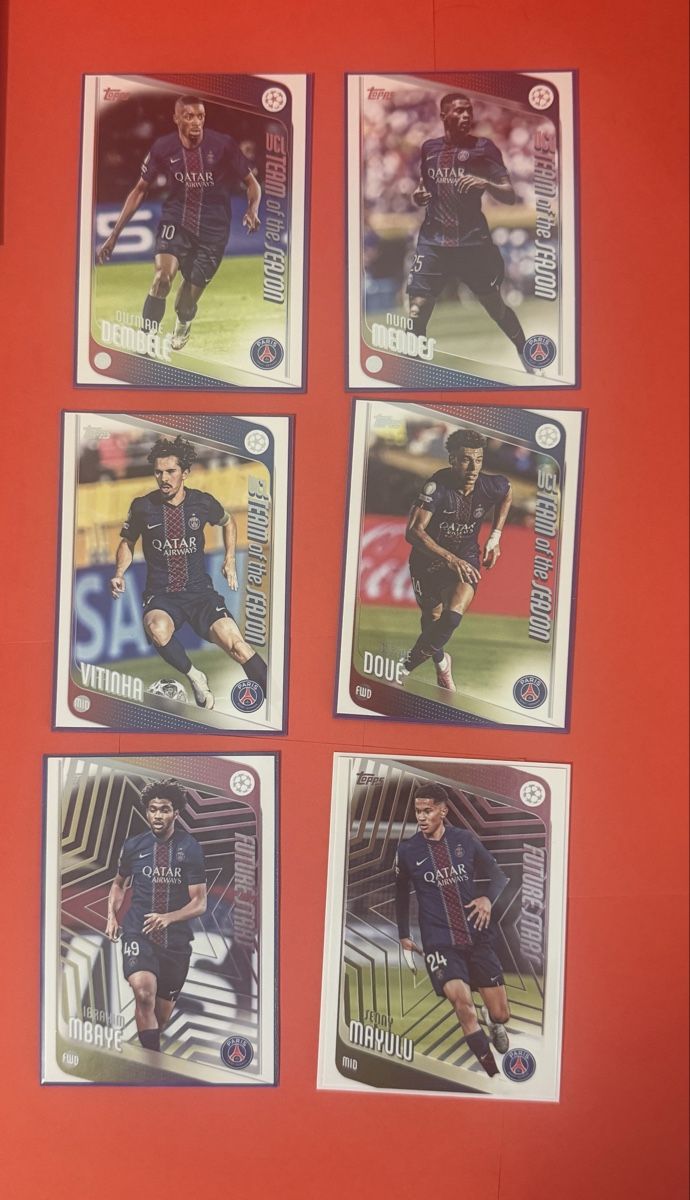 Topps Sammelbilder & Trading cards: PSG Sammlung – mit nummerierten Karten & Patch – Neu (gemäss Beschreibung) aus Embrach von BenzosCards 6