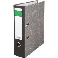 60 Ordner  Karton, A4, 8cm schwarz marmoriert, schwarz