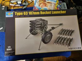 Type 63 107mm Rocket Launcher 1/6 Großmaßstab Raketenwerfer