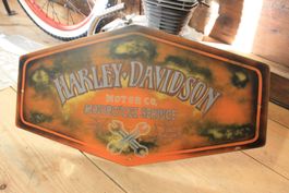 Harley - Davidson Blechschild, Unikat Handmade 60cm x 32,5cm