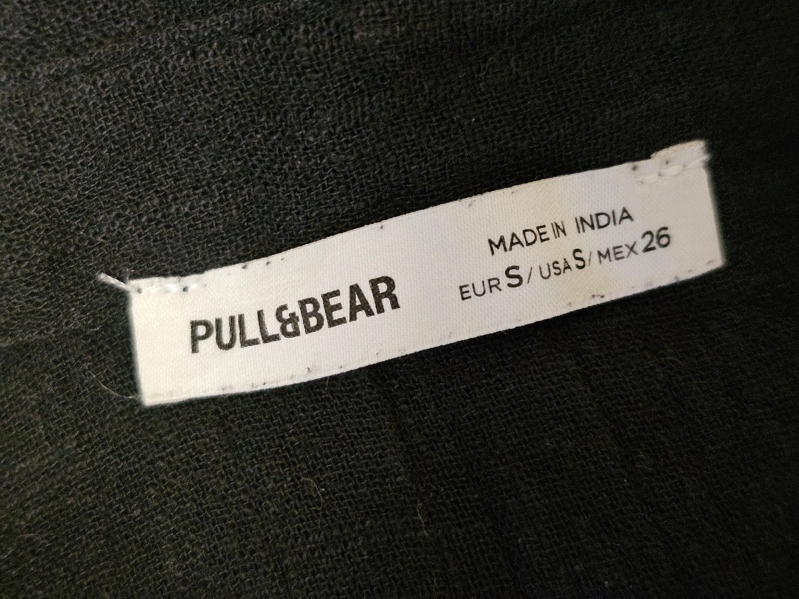 Pull&Bear Chemisiers: PULL&BEAR Damen Bluse Schwarz 100% Baumwolle Gr. S – D'occasion à Urdorf par ole_mrp9 3