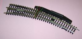 Roco 42368 Modell-Bogenweiche elektr. links, Pr.2,5 mm, NS